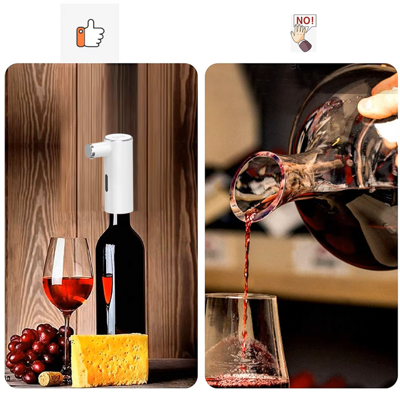 Alkoholdispenser | Slim | 40 ML Dosierung | Automatisch | Wiederaufladbar-Luzern Mode