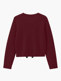 Hochwertiger Strickpullover aus weicher Wolle für Damen-Luzern Mode