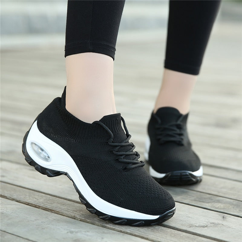 Damen Sneaker mit Luftpolstersohle für Komfort und Stil-Luzern Mode