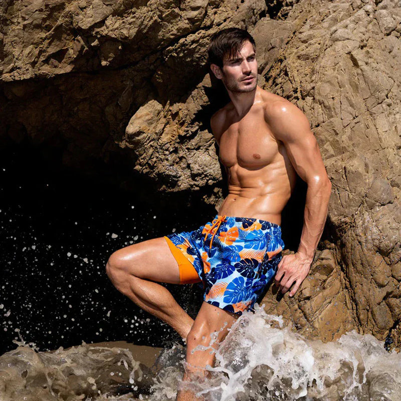 Schnell trocknende Herren Badehose mit modernem Schnitt – Dario