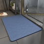 Badematte | Schnell trocknend | Rechteckig | Weich | Rutschfest | Absorbierend-Blau-40x60cm-Luzern Mode