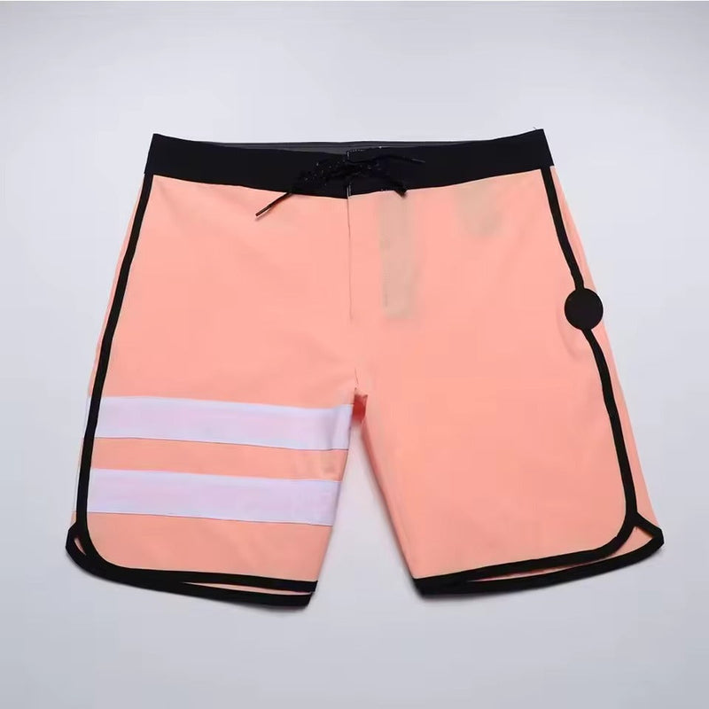 Surfshorts Herren | Wasserabweisend & schnelltrocknend | Verstellbare Taille | Atmungsaktiv-Rosa-S-Luzern Mode