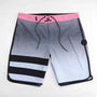 Surfshorts Herren | Wasserabweisend & schnelltrocknend | Verstellbare Taille | Atmungsaktiv-Verblasst-Grau-S-Luzern Mode