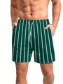 Herren Badeshorts Sommer | Schnelltrocknend | Bequem | Leicht | Strand | Pool-Dunkelgrün-S-Luzern Mode