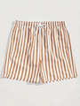 Herren Badeshorts Sommer | Schnelltrocknend | Bequem | Leicht | Strand | Pool-Erdig-Gelb-S-Luzern Mode