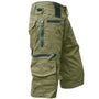 Outdoor Cargoshorts Herren Sommer | Schnell trocknend | Bequeme Shorts bis 5XL-Grün-S-Luzern Mode