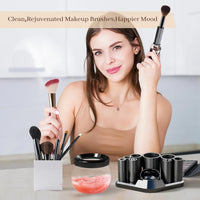 Make-up Pinselreiniger | Elektrisch Hygienisch Automatisch Schnell Trocknend-Luzern Mode