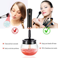 Make-up Pinselreiniger | Elektrisch Hygienisch Automatisch Schnell Trocknend-Luzern Mode