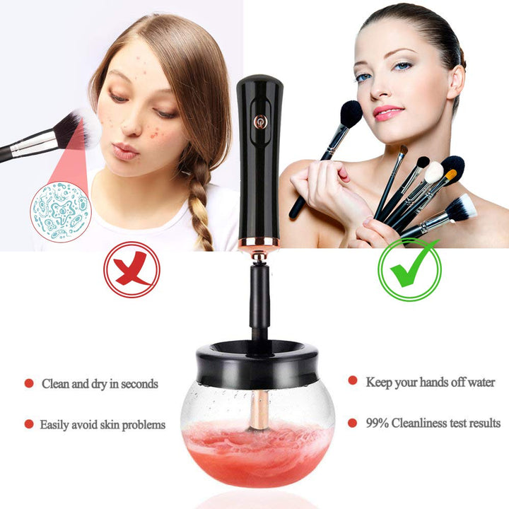 Make-up Pinselreiniger | Elektrisch Hygienisch Automatisch Schnell Trocknend-Luzern Mode