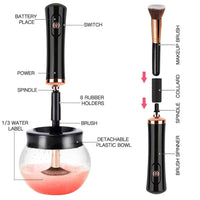 Make-up Pinselreiniger | Elektrisch Hygienisch Automatisch Schnell Trocknend-Luzern Mode