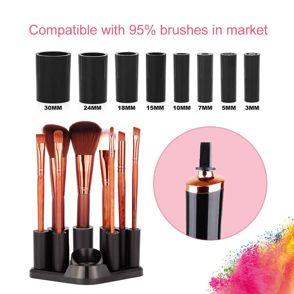 Make-up Pinselreiniger | Elektrisch Hygienisch Automatisch Schnell Trocknend-Luzern Mode