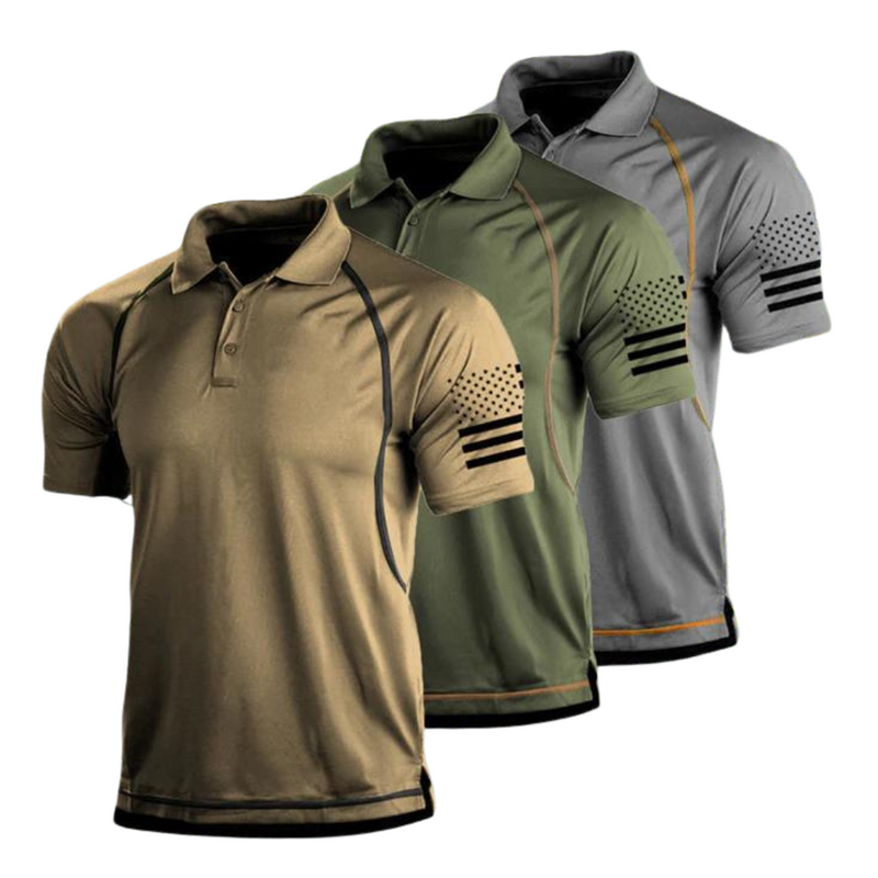 Outdoor Poloshirt Herren Sommer | Schnelltrocknend & atmungsaktiv | Leicht & funktional-Luzern Mode