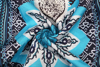 Sommerkleid | Ethno-Print | Mehrfarbig | Off-Shoulder | Mini-Länge-Luzern Mode