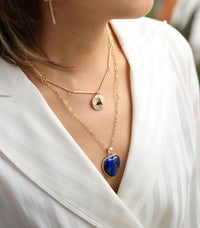 Edelsteinkette | Lapislazuli | Schützend | Stilvoll | Nachhaltig | Natürlich-Luzern Mode