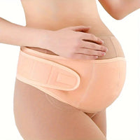 Schwangerschafts-Stützgürtel | Verstellbar – Bequem – Atmungsaktiv – Ergonomisch – Stabil-Beige-L-Luzern Mode