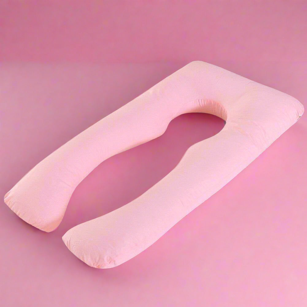 Schwangerschaftskissen | U-Form – Bequem – Ergonomisch – Weich – Atmungsaktiv-Rosa-Luzern Mode