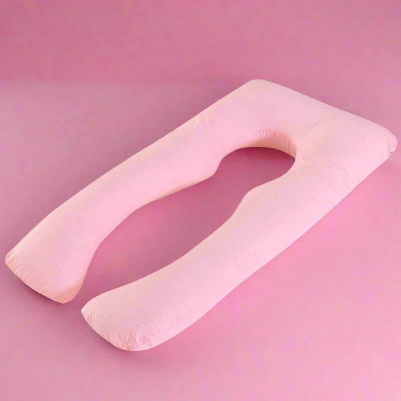 Schwangerschaftskissen | U-Form – Bequem – Ergonomisch – Weich – Atmungsaktiv-Rosa-Luzern Mode