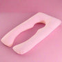 Schwangerschaftskissen | U-Form – Bequem – Ergonomisch – Weich – Atmungsaktiv-Rosa-Luzern Mode