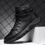Herren Sneaker Größentabelle EU 39-48 Bequem Passform-Schwarz-39-Luzern Mode