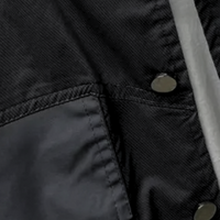 Herren Windbreaker Jacke mit Druckknöpfen und Taschen-Luzern Mode