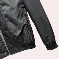 Herren Windbreaker Jacke mit Druckknöpfen und Taschen-Luzern Mode