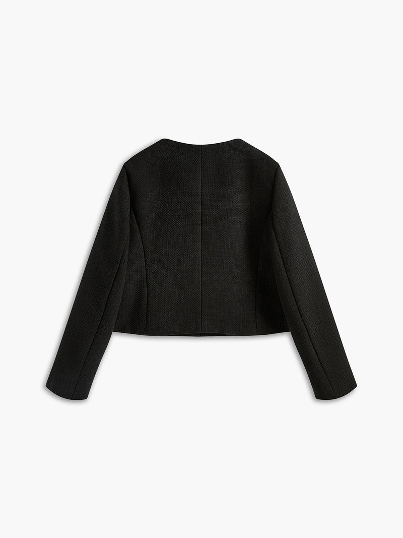 Damen Blazer Kurz Elegant Business Jacke für Büro-Luzern Mode