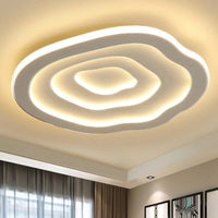 Deckenleuchte | Acryl | Modern | Weiß | LED | Energiesparend | Kompakt-Warm-40 cm-Luzern Mode