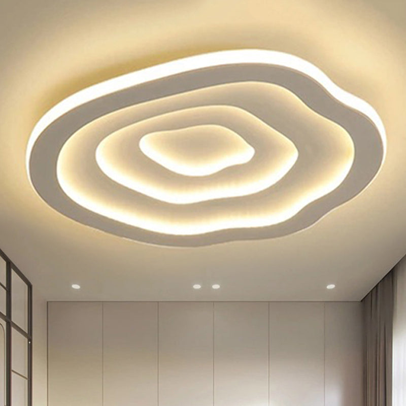 Deckenleuchte | Acryl | Modern | Weiß | LED | Energiesparend | Kompakt-Luzern Mode