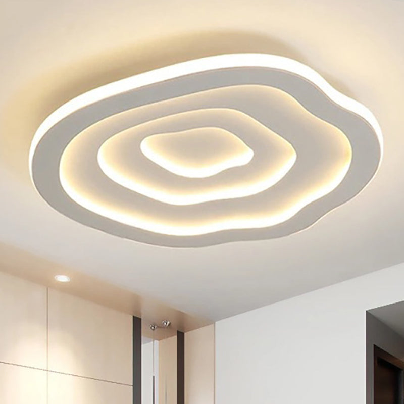 Deckenleuchte | Acryl | Modern | Weiß | LED | Energiesparend | Kompakt-Luzern Mode