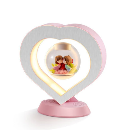 Schwebende Lampe | Herz | Touchbedienung | Magnetisch | USB | Transparent-Hart Zoete Minnaar-Nein-Luzern Mode