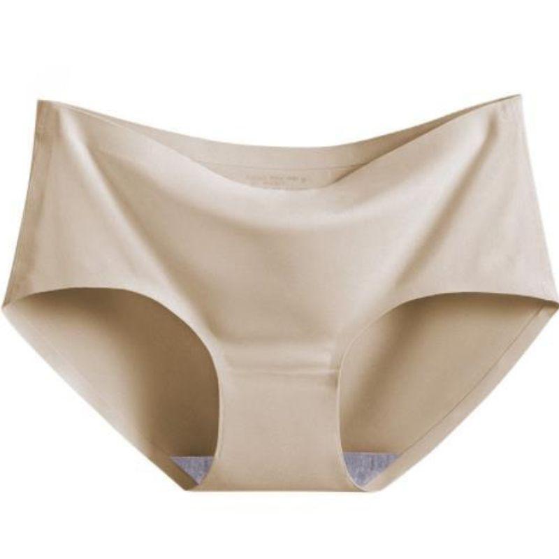 Nahtlose Damenunterwäsche Set - Bequeme Slips im 5er-Pack-Beige-S-Luzern Mode