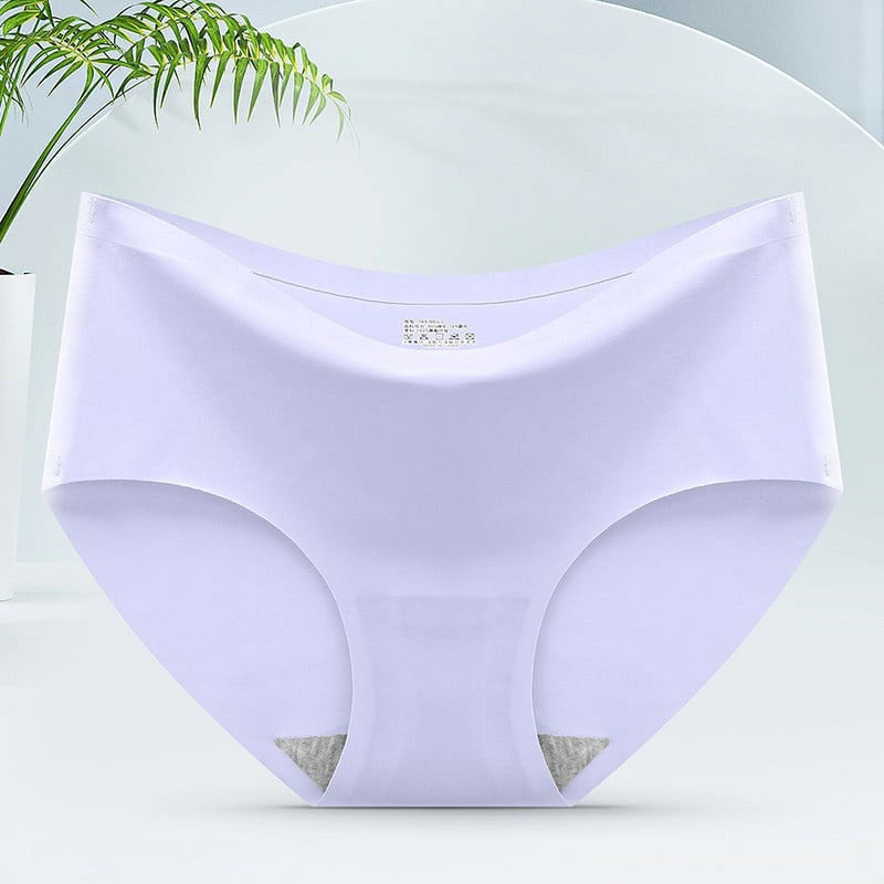 Nahtlose Damenunterwäsche Set - Bequeme Slips im 5er-Pack-Lila-S-Luzern Mode