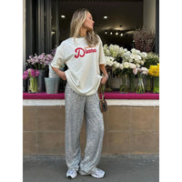 Pailletten Hose Damen - Glänzende Party-Mode Bestseller-Luzern Mode
