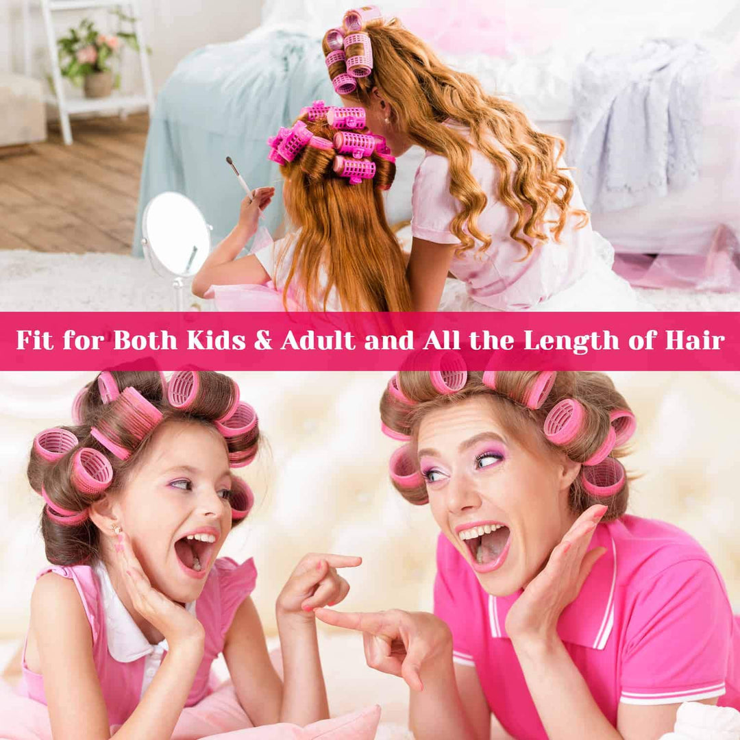 12er Set Haarwickler & Clips für Volumen und Locken-Luzern Mode