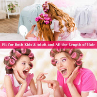12er Set Haarwickler & Clips für Volumen und Locken-Luzern Mode