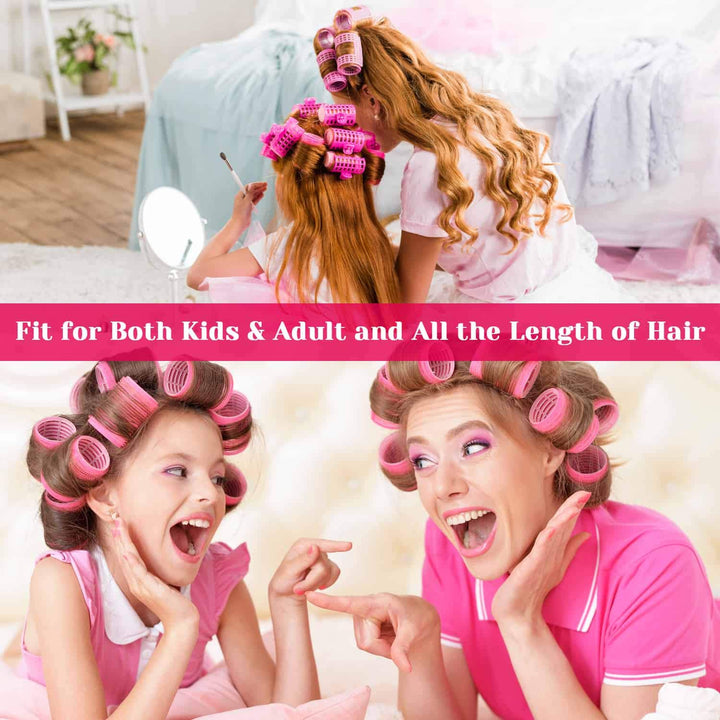 12er Set Haarwickler & Clips für Volumen und Locken-Luzern Mode