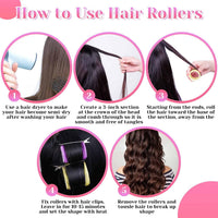 12er Set Haarwickler & Clips für Volumen und Locken-Luzern Mode