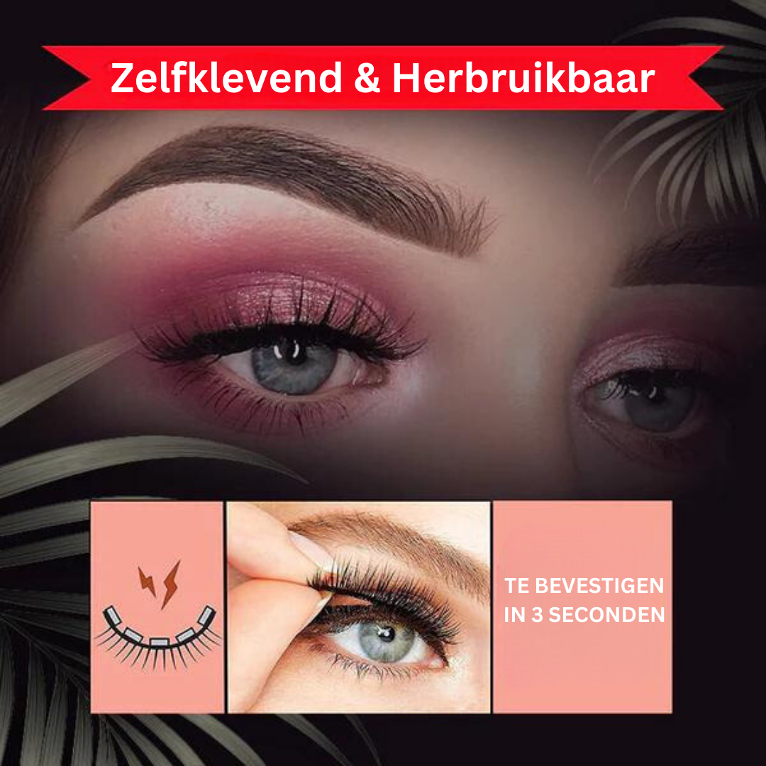 Magnetische Wimpern Set - Wiederverwendbare Fake Lashes-Luzern Mode