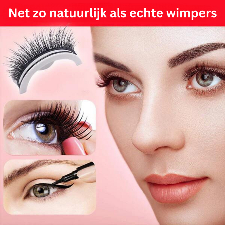 Magnetische Wimpern Set - Wiederverwendbare Fake Lashes-1 Paar-Natuurlijk-Luzern Mode