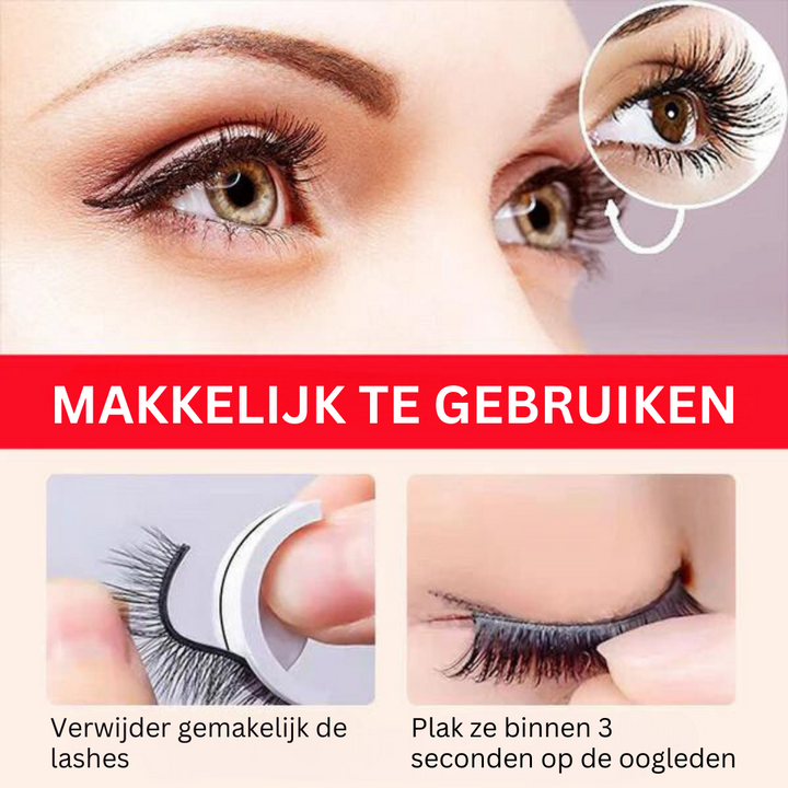 Magnetische Wimpern Set - Wiederverwendbare Fake Lashes-Luzern Mode
