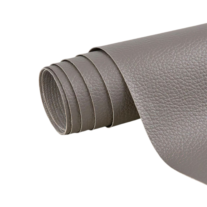 Reparaturflicken für Leder | Selbstklebend | Für Kleidung und Möbel-Grau-Luzern Mode