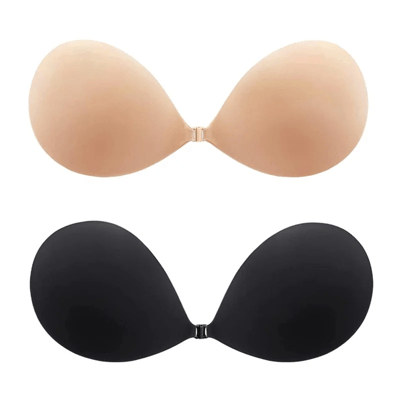 Silicone BH | Selbstkleben | Push-Up | Vorderverschluss | Ohne Träger-Luzern Mode