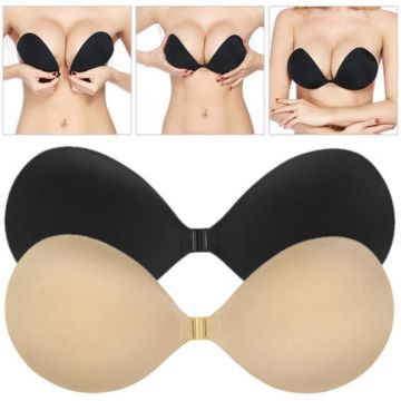 Silicone BH | Selbstkleben | Push-Up | Vorderverschluss | Ohne Träger-Luzern Mode