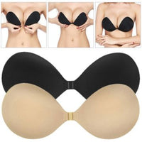 Silicone BH | Selbstkleben | Push-Up | Vorderverschluss | Ohne Träger-Luzern Mode