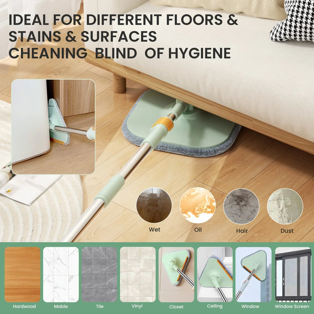 Selbstrotierender Wischmopp | Hände-frei Vielseitig Mikrofaser Langlebig SpinMop-Luzern Mode