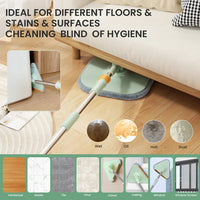 Selbstrotierender Wischmopp | Hände-frei Vielseitig Mikrofaser Langlebig SpinMop-Luzern Mode