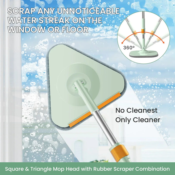 Selbstrotierender Wischmopp | Hände-frei Vielseitig Mikrofaser Langlebig SpinMop-Luzern Mode