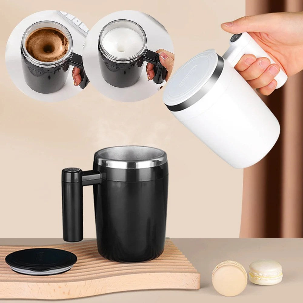 Selbstumrührender Becher | Innovativ – Vielseitig – Langlebig – Praktisch – USB-Luzern Mode