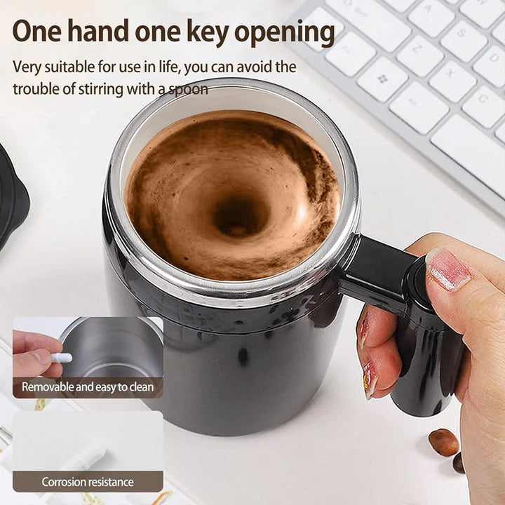 Selbstumrührender Becher | Innovativ – Vielseitig – Langlebig – Praktisch – USB-Luzern Mode