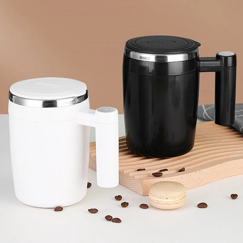Selbstumrührender Becher | Innovativ – Vielseitig – Langlebig – Praktisch – USB-Weiß-Luzern Mode